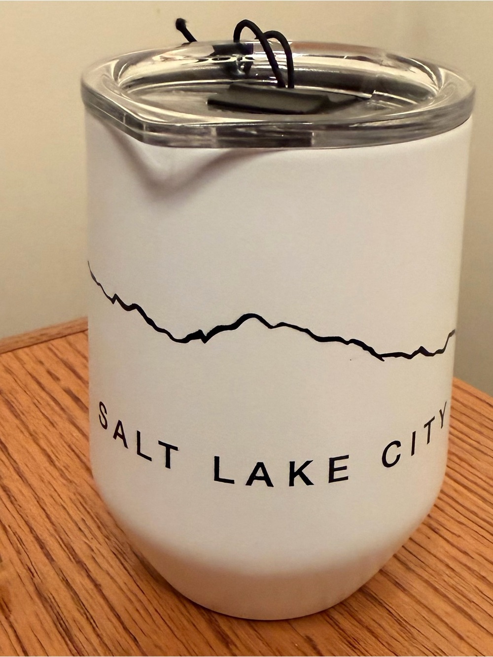 Salt Lake City MiiR 10 oz Insulated Wine Tumbler - White